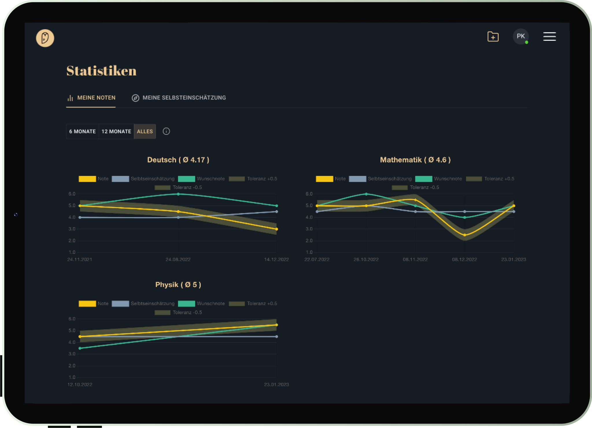 studia.ch screenshot
